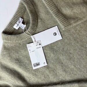 & Other Stories Mohair Wool Blend Sweater Size S Sand/Camel NWT Reg Retail $139